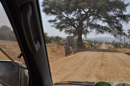 Piste en Tanzanie.
