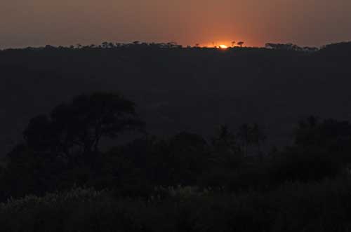 Lever du soleil � Muzi.