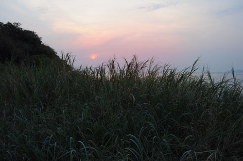 Coucher du soleil � Muzi.